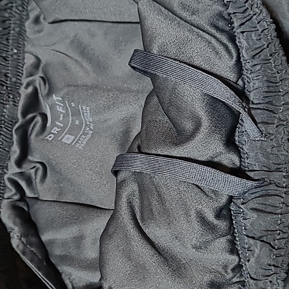 NIKE DRI-FIT SWOOSH LOGO LINED MESH ATHLETIC RUNNING SHORTS - Picture 6 of 11